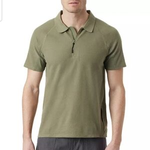 BASS OUTDOOR Men'sSz M Exploration Polo Shirt  Green NWT